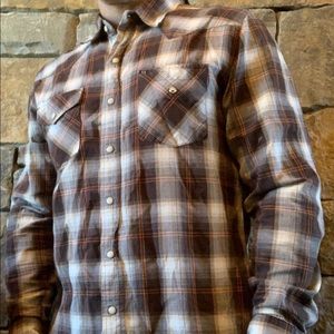 Salt Valley Western Pearl Snap Shirt (Large)